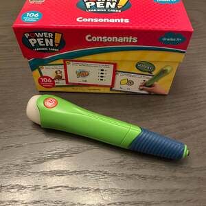 Teacher Created Resources Power Pen Learning Cards Consonants‎ TCR 6103 with Pen